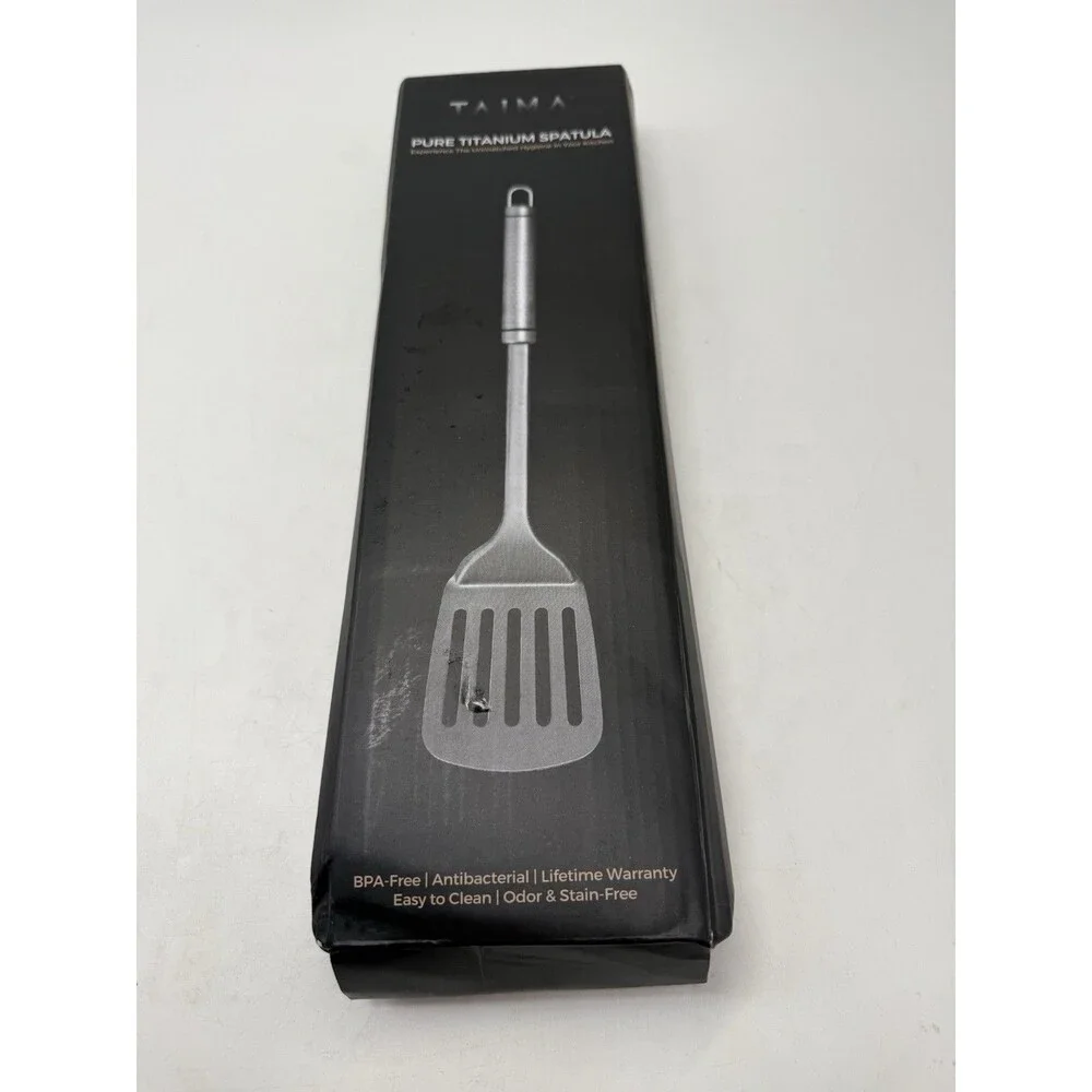 Taima 100% Pure Titanium Spatula Kitchen Utensil Lightweight, Antibacterial
